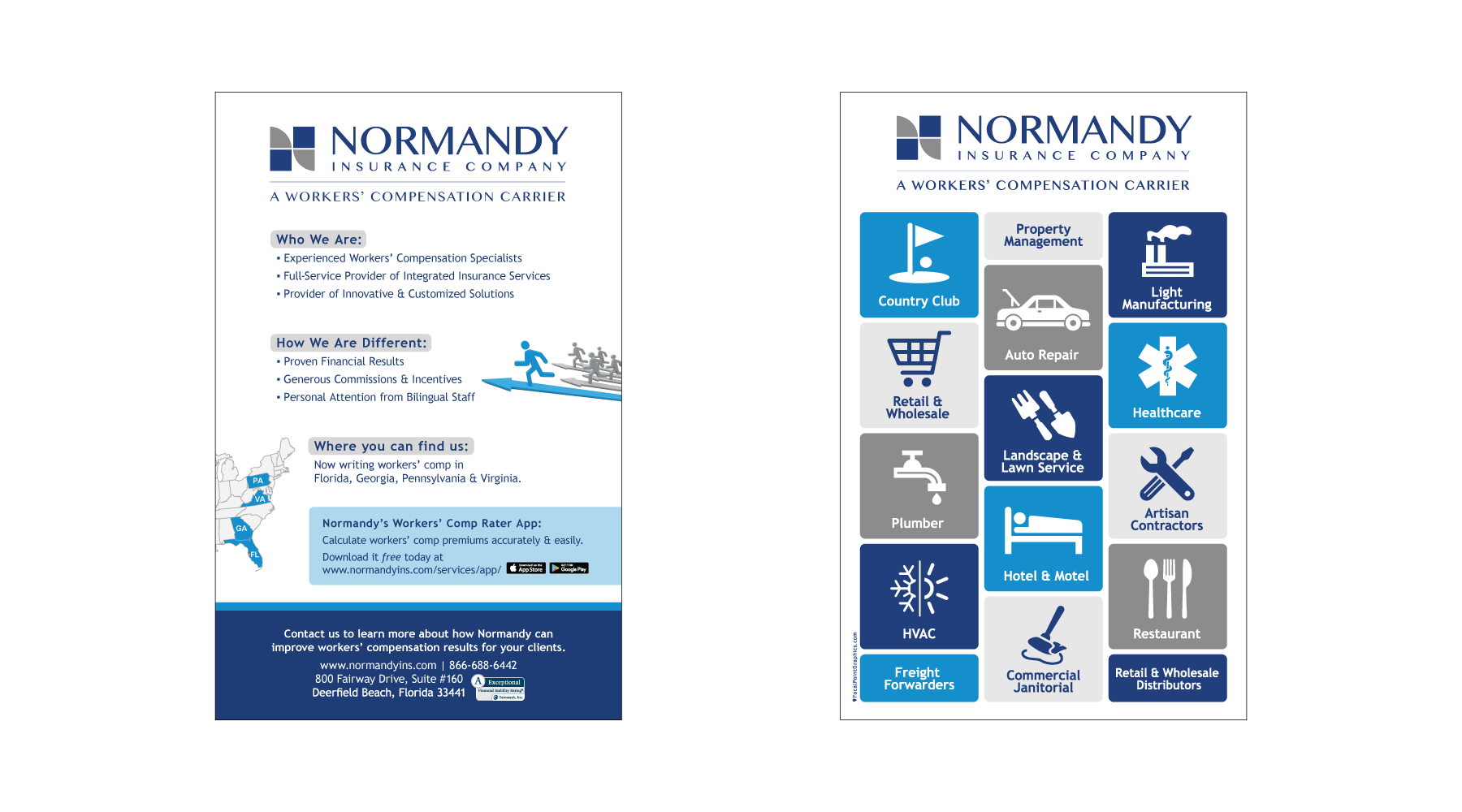 Normandy convetion card